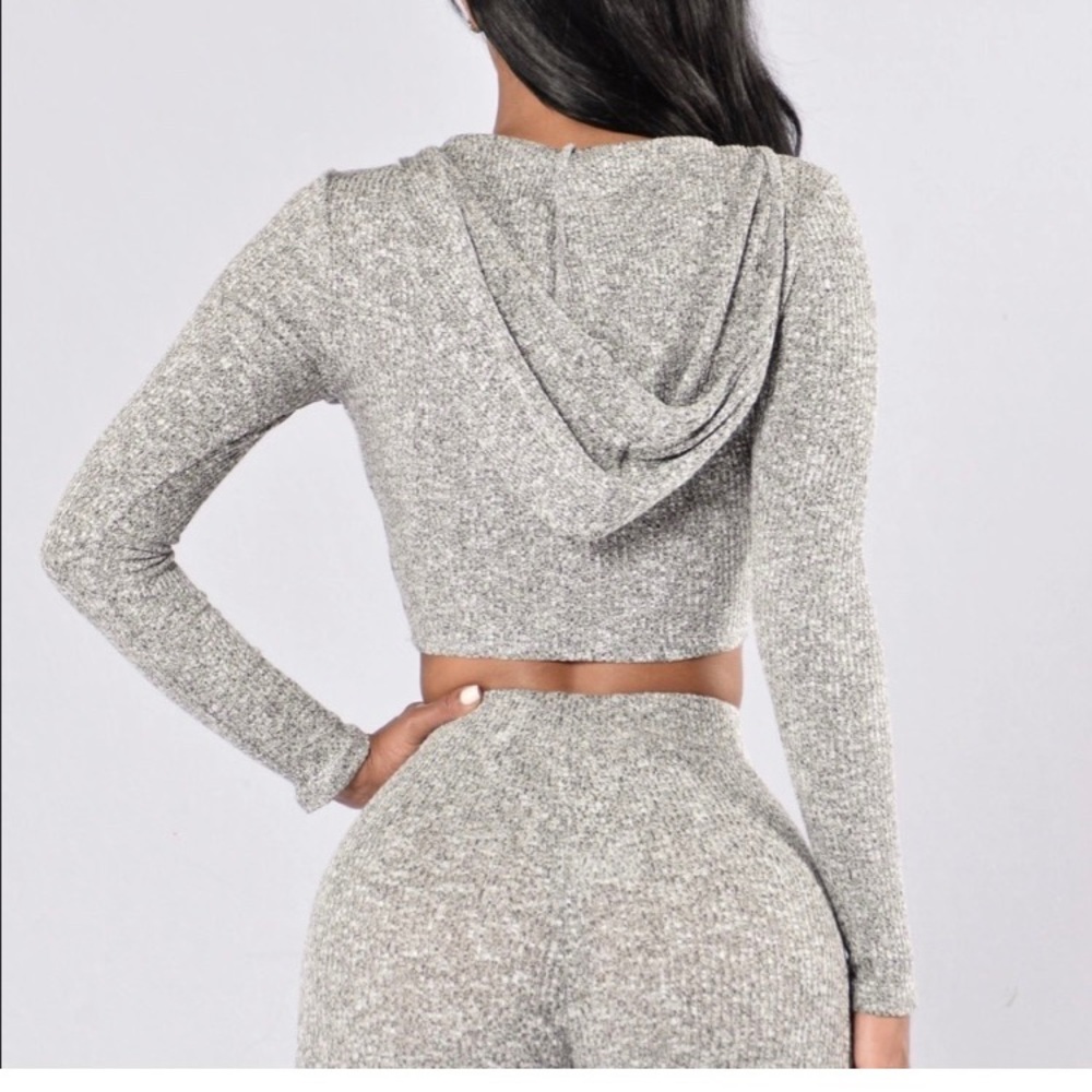 Fashion Nova Gray Wanderlust hoodie Size 2X